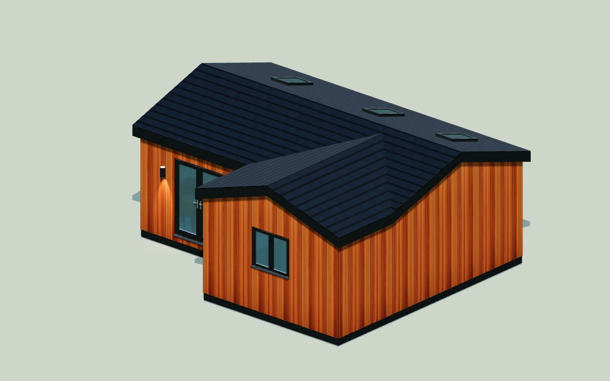 Stepped 47 annexe design visualisation