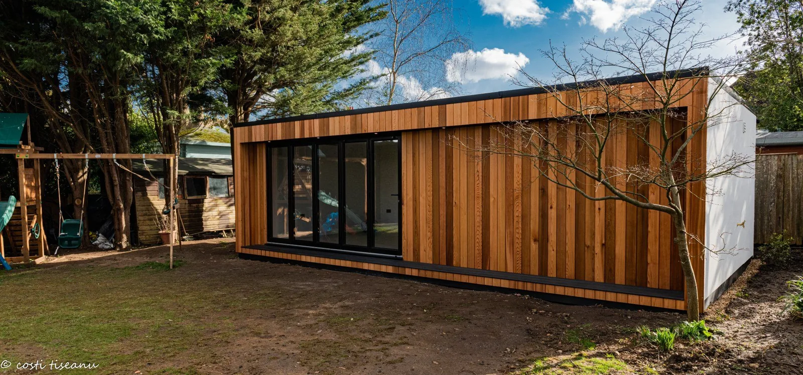 Example TRJ garden building; explore our Barnet garden-room page