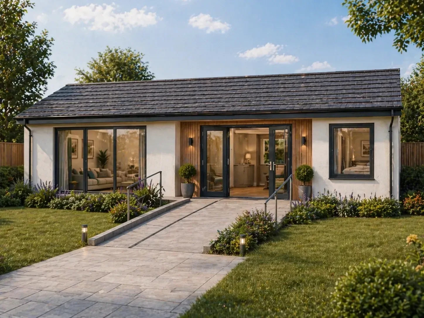 The Oak Accessible granny annexe design visualisation 2