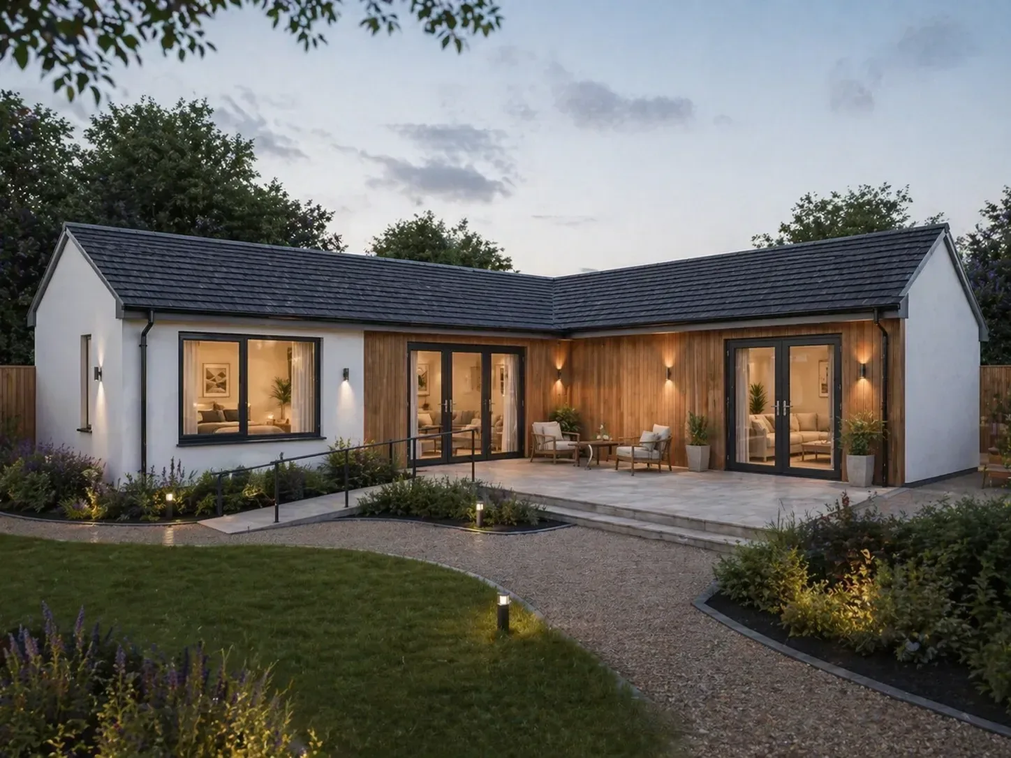 The Oak Accessible granny annexe design visualisation 5