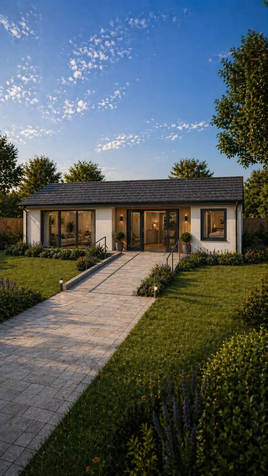 The Oak Accessible granny annexe design visualisation 8