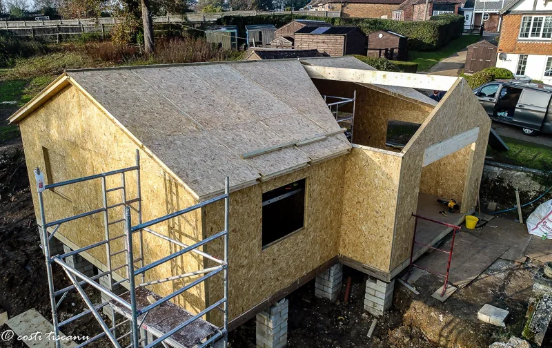 SIP annexe structure during construction