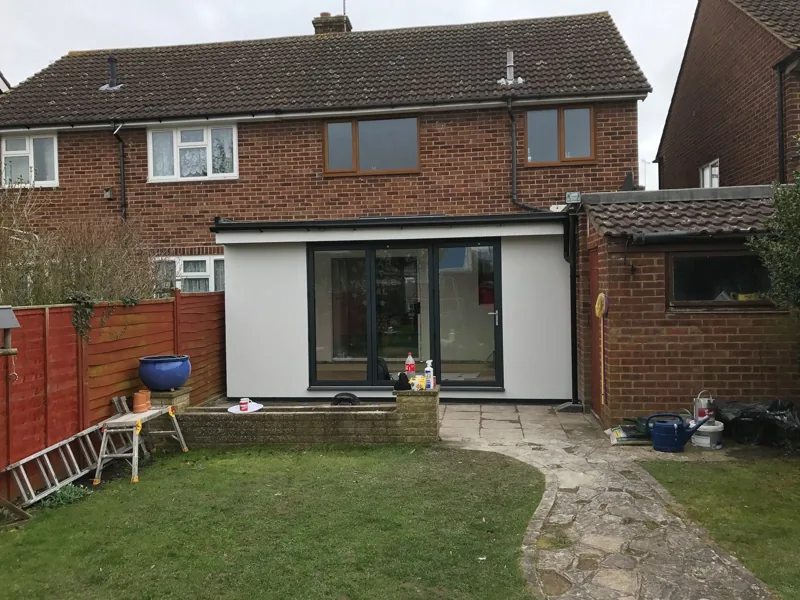 House exterior after the Watford extension project