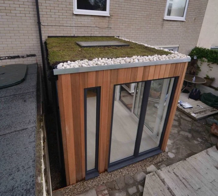 Cedar extension beside the house — Brentwood, Essex