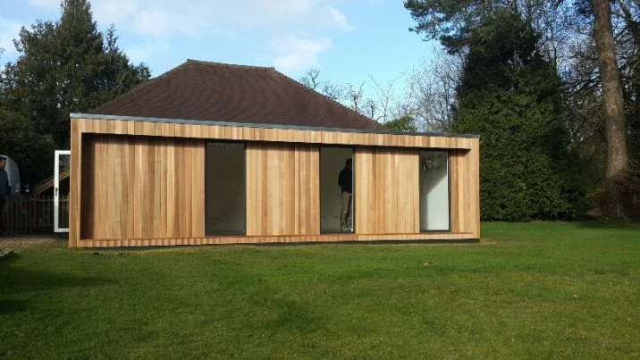Windows spaced along the office — Englefield Green, Surrey