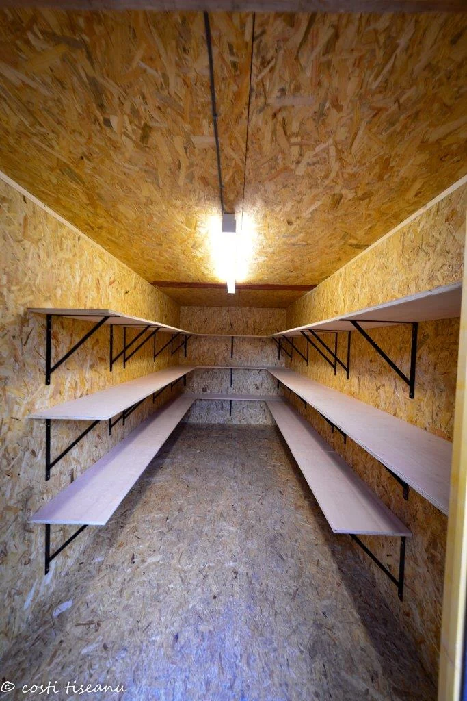 Storage area with shelves — Putney, London