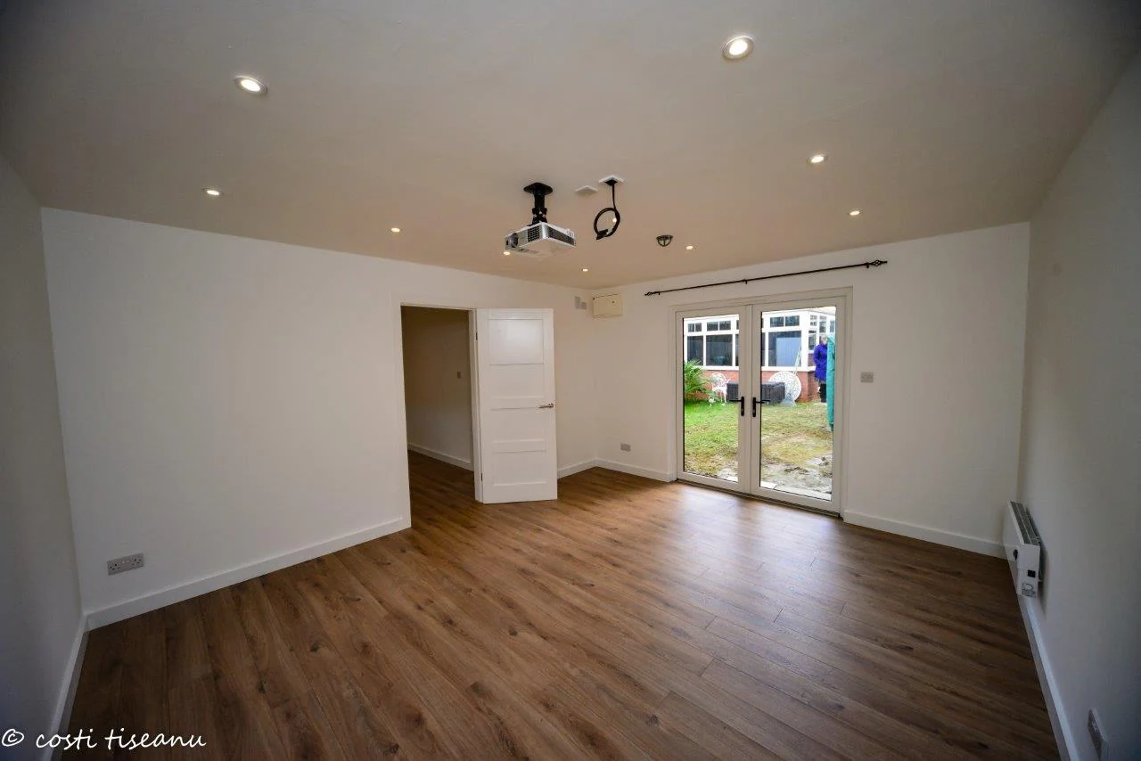 Main room and glazed doors — West Sussex