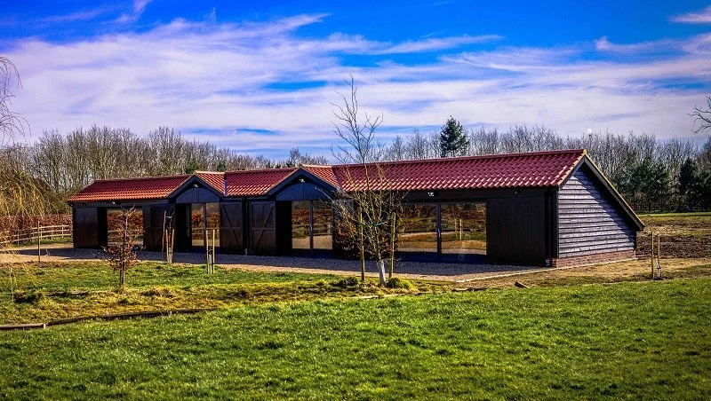 Barn across the grass — Hertfordshire