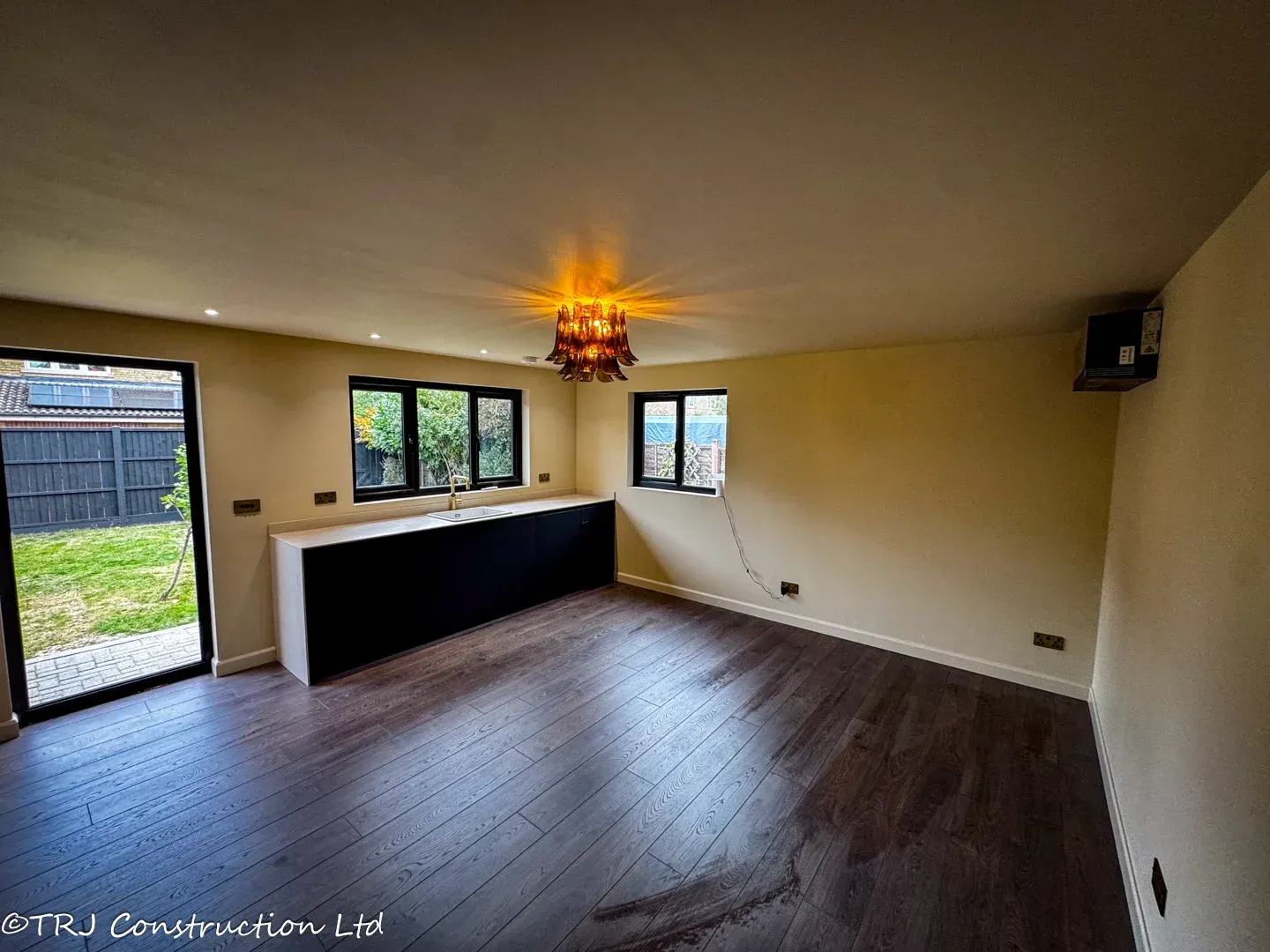 granny annexe kitchenette and shower room Hertfordshire