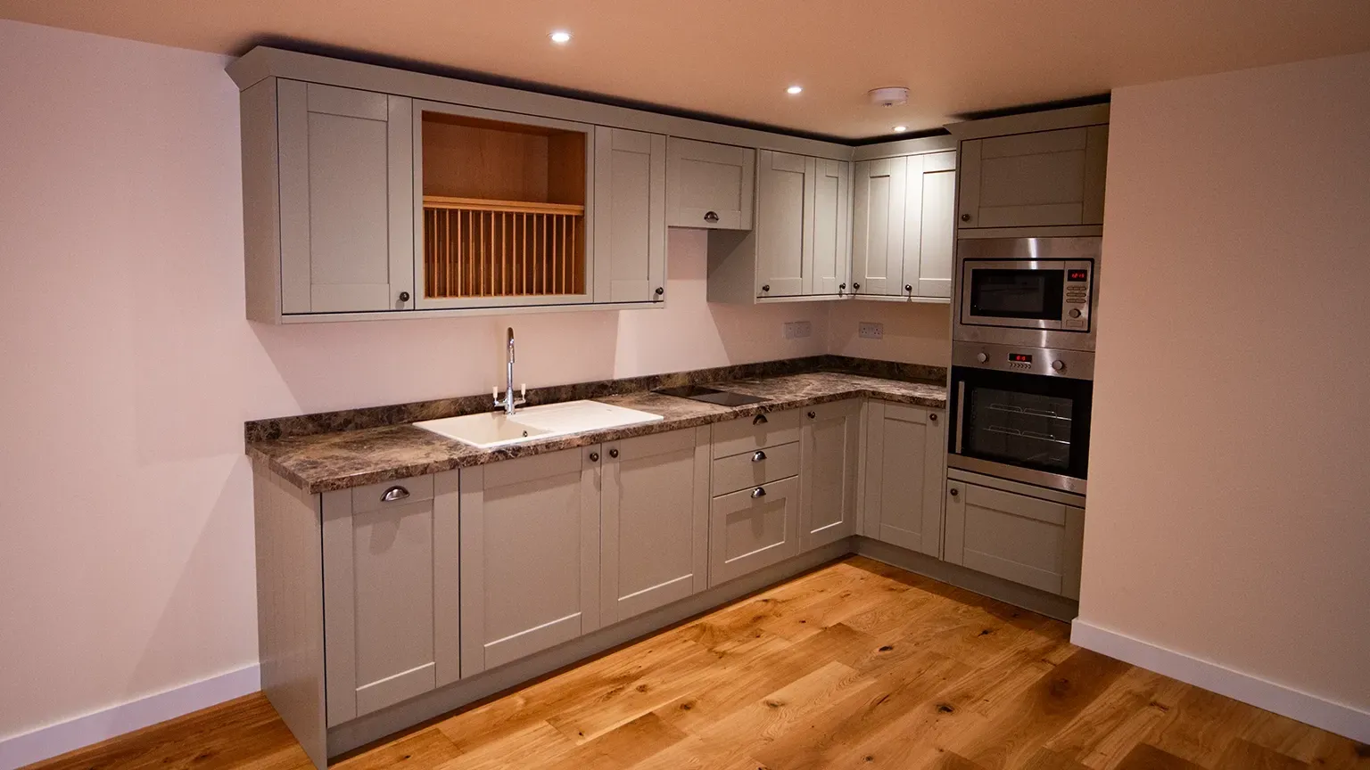 Modern kitchen inside granny annex
