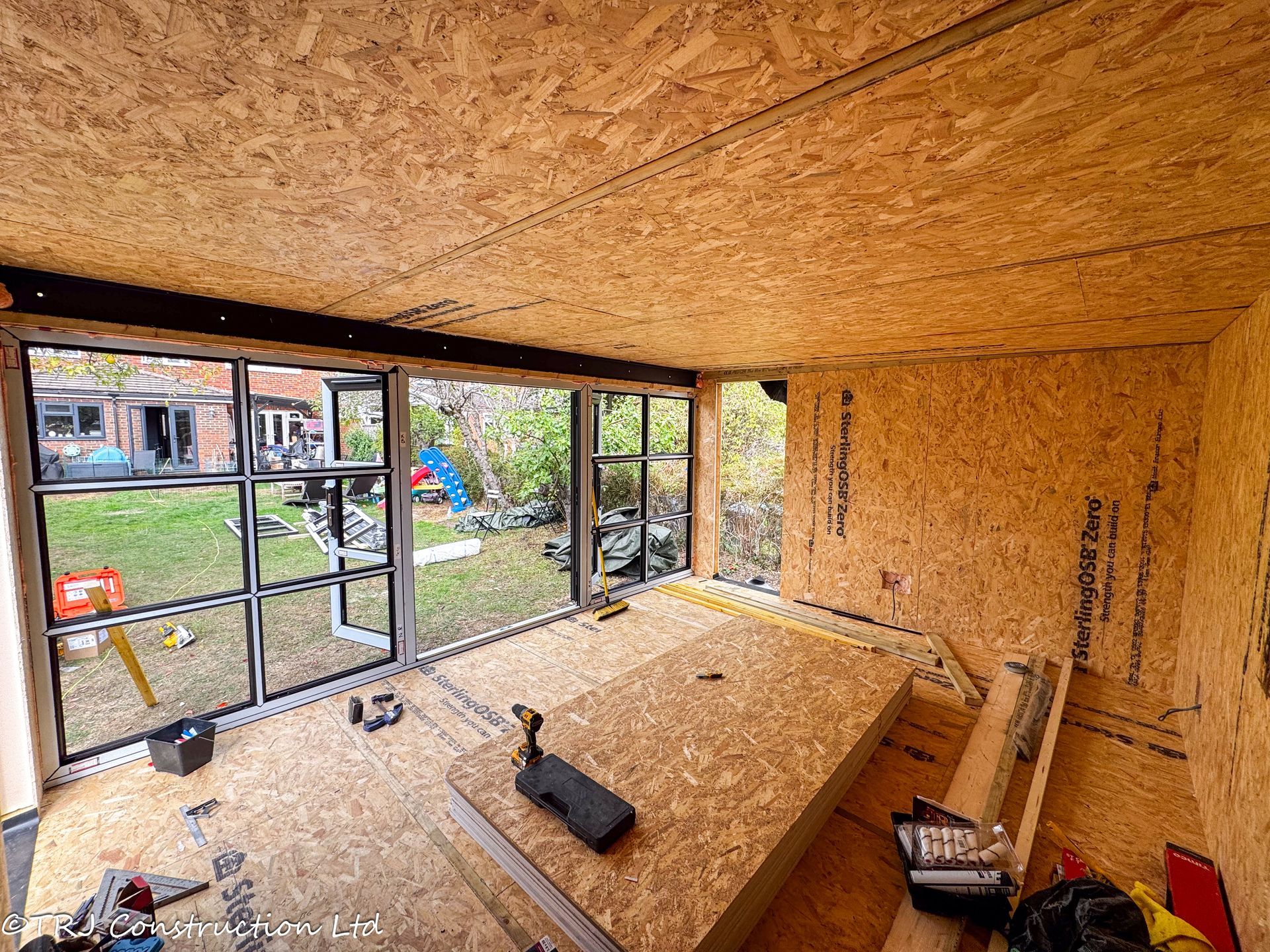 Project photograph: garden office in Ashtead