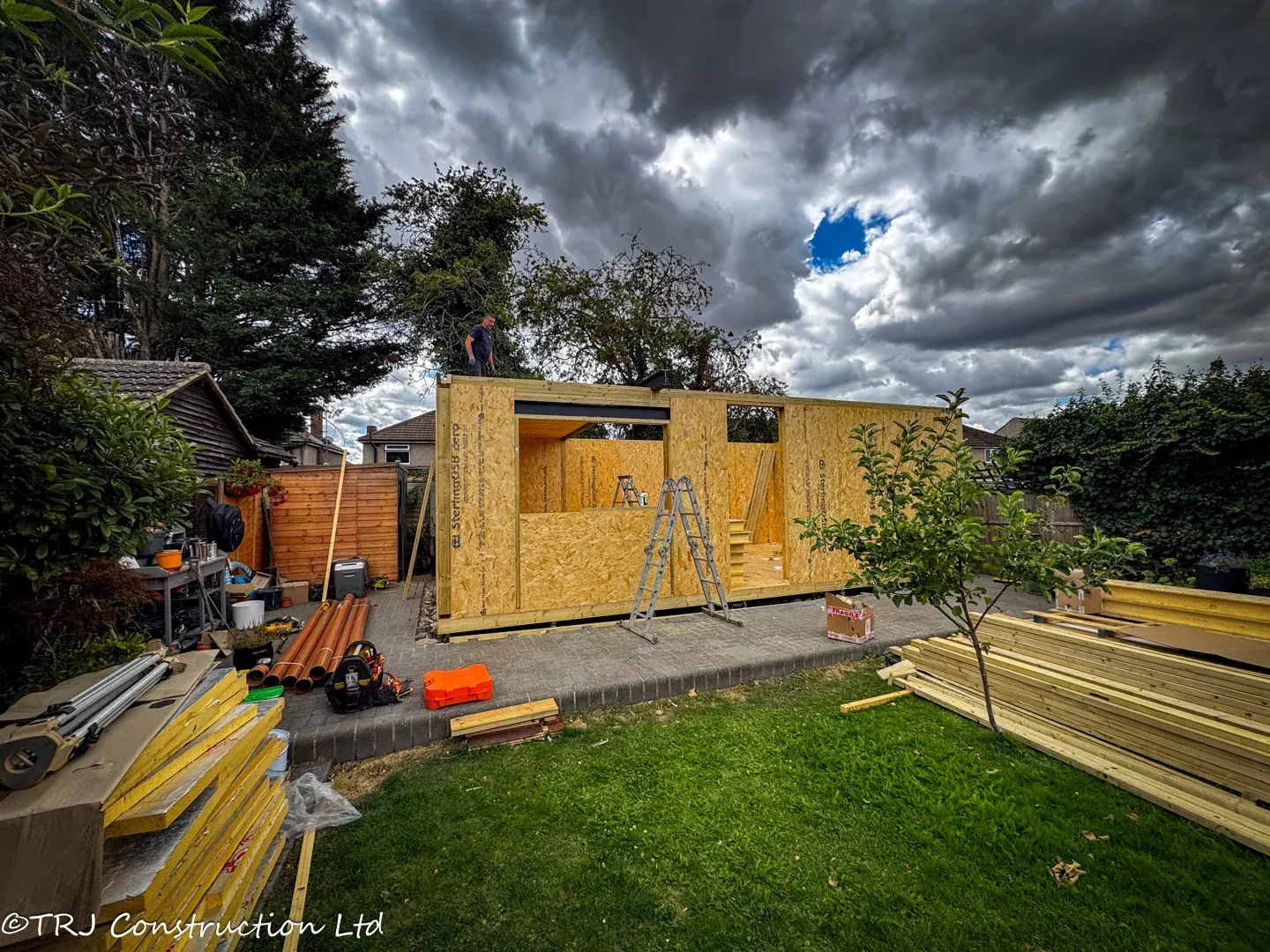 SIP panel granny annexe construction Waltham Cross