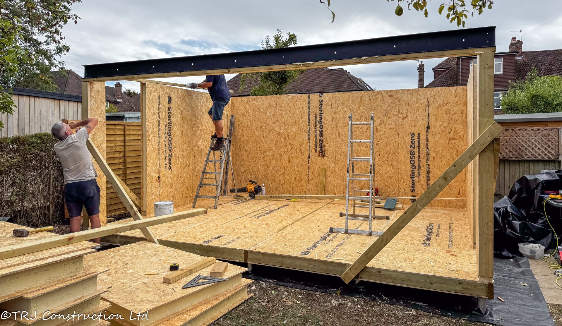 Project photograph: garden office in Ashtead