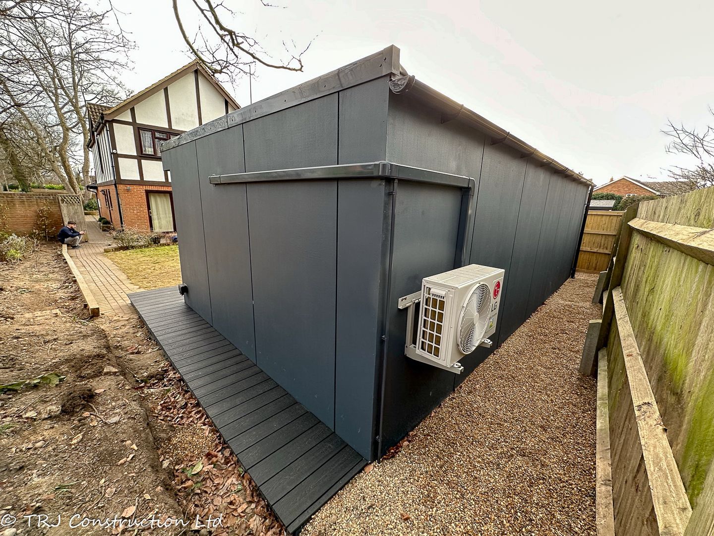 Air conditioning installed in a TRJ garden room or annexe