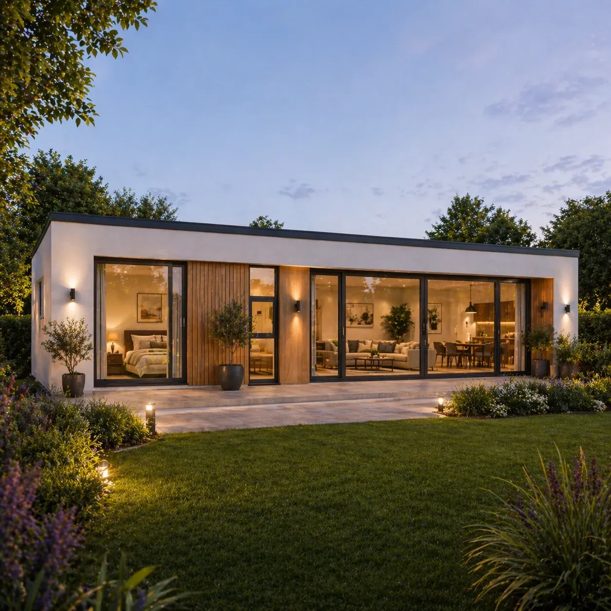 modern granny annexe by trj construction