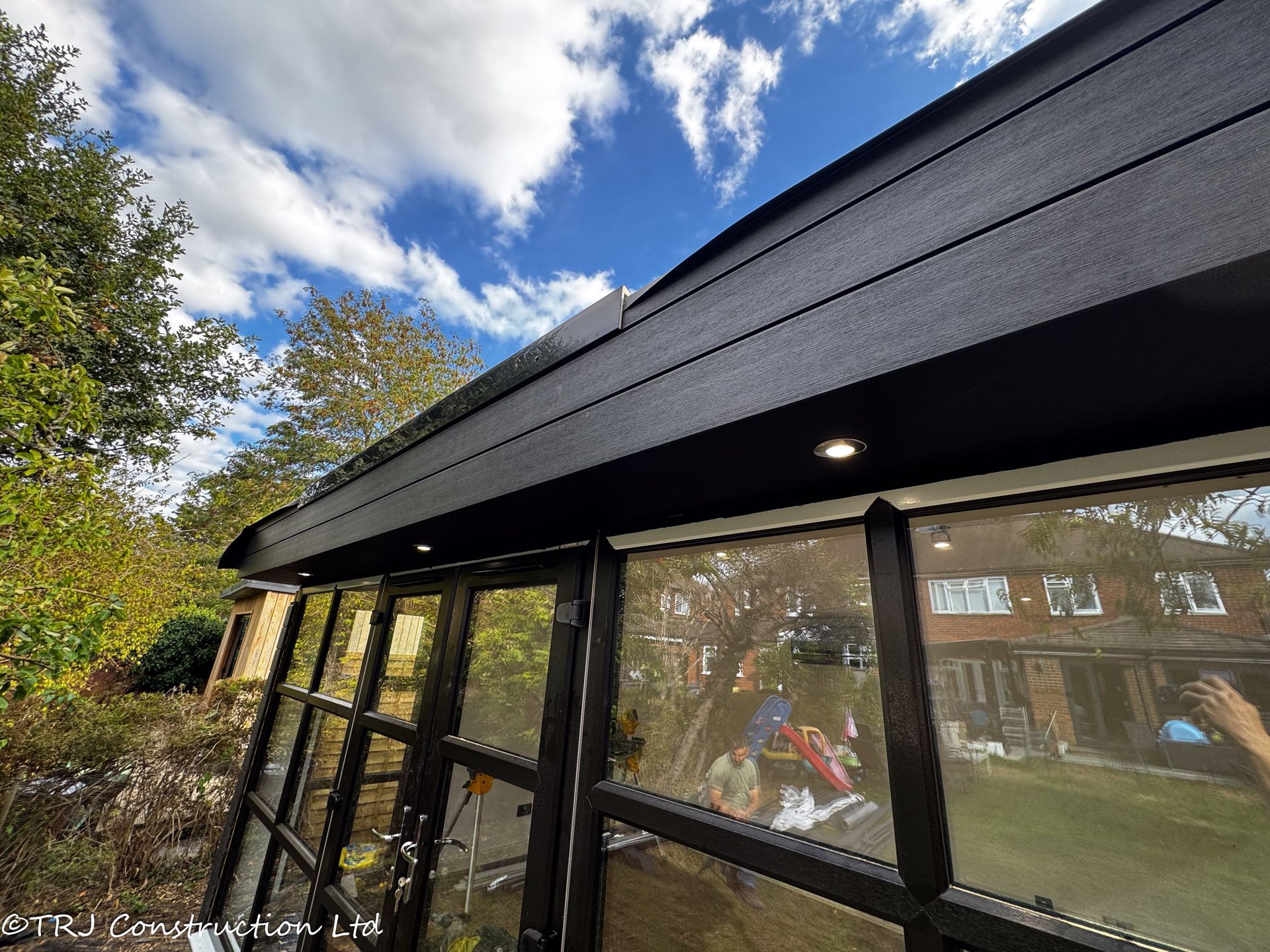 Project photograph: garden office in Ashtead