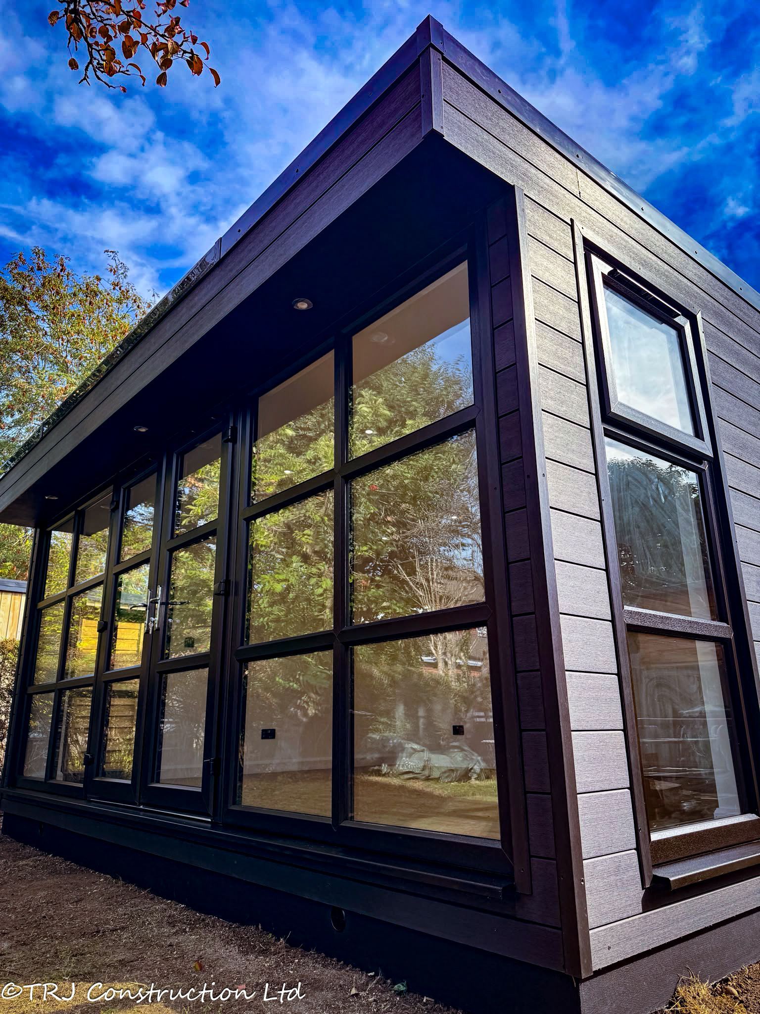 Project photograph: garden office in Ashtead