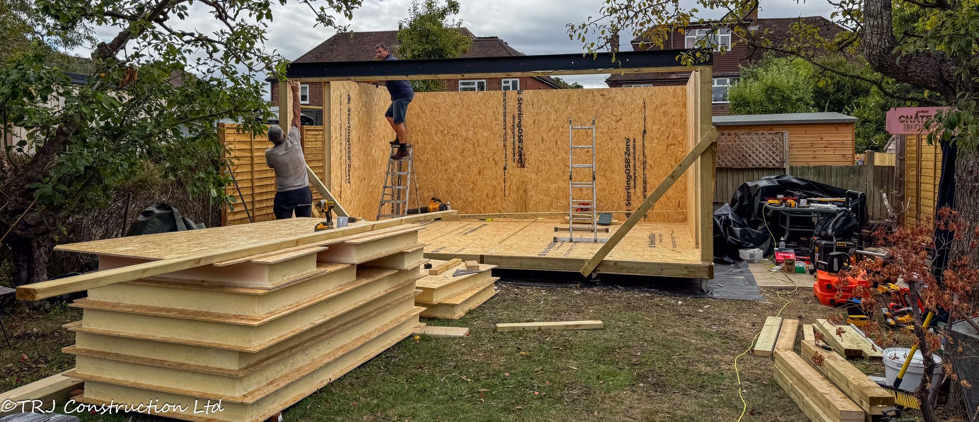 Project photograph: garden office in Ashtead