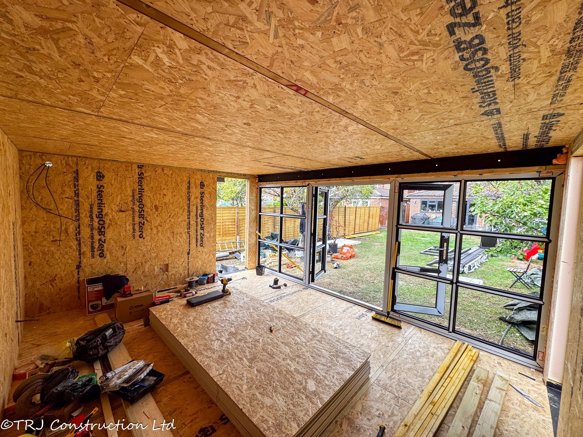Project photograph: garden office in Ashtead