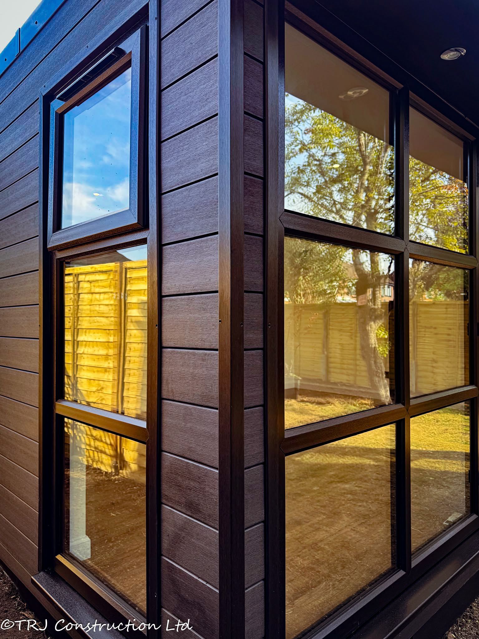 Project photograph: garden office in Ashtead