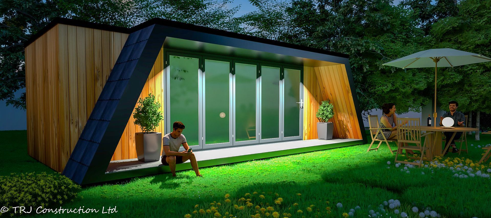 bespoke SIP garden room by TRJ Construction