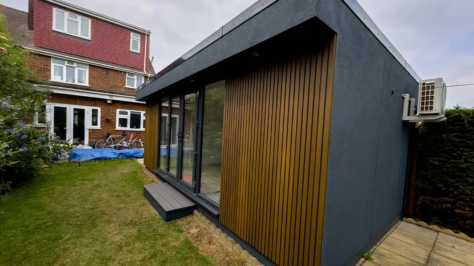 insulated SIP garden room workspace by TRJ Construction