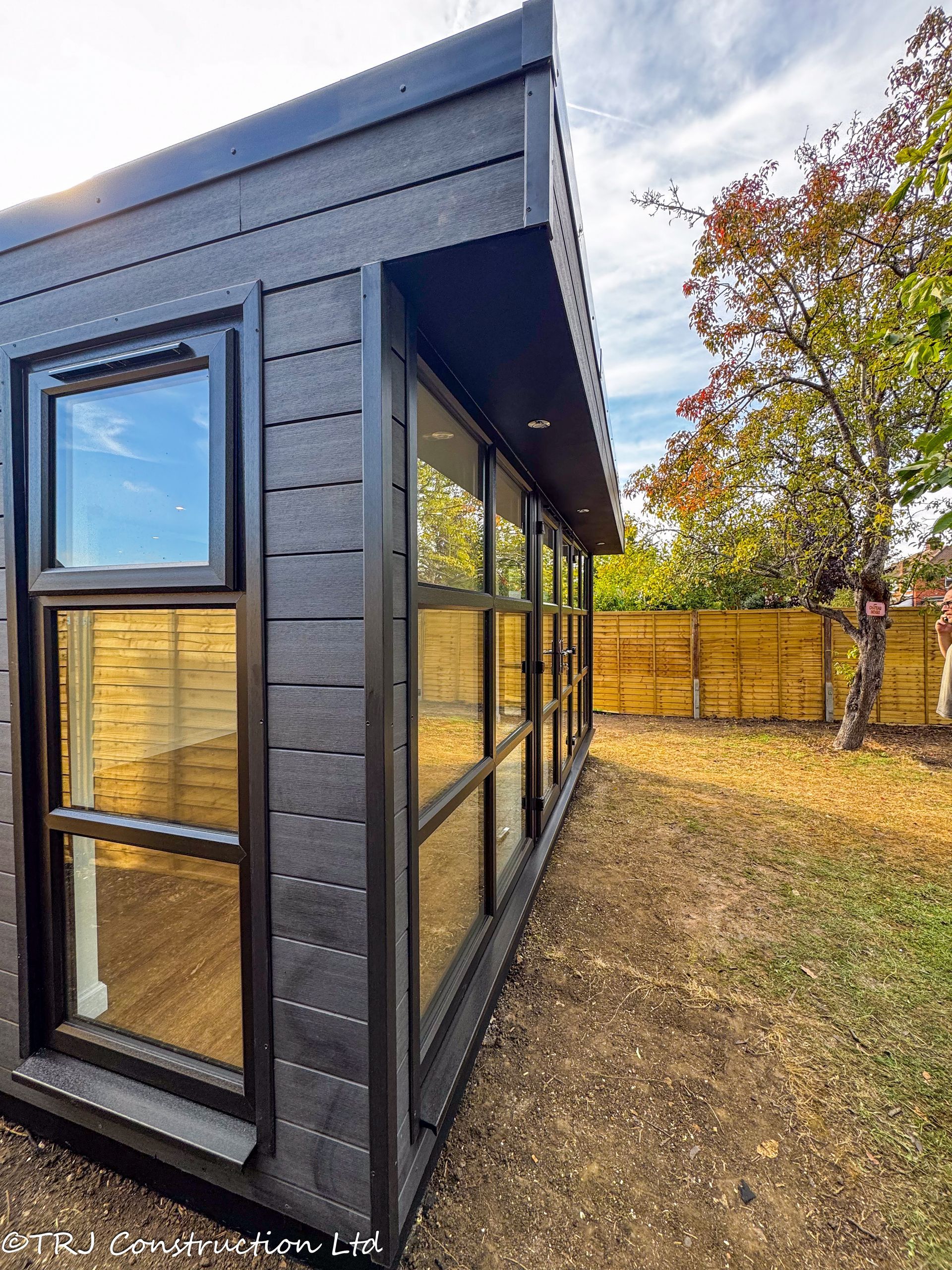 Project photograph: garden office in Ashtead