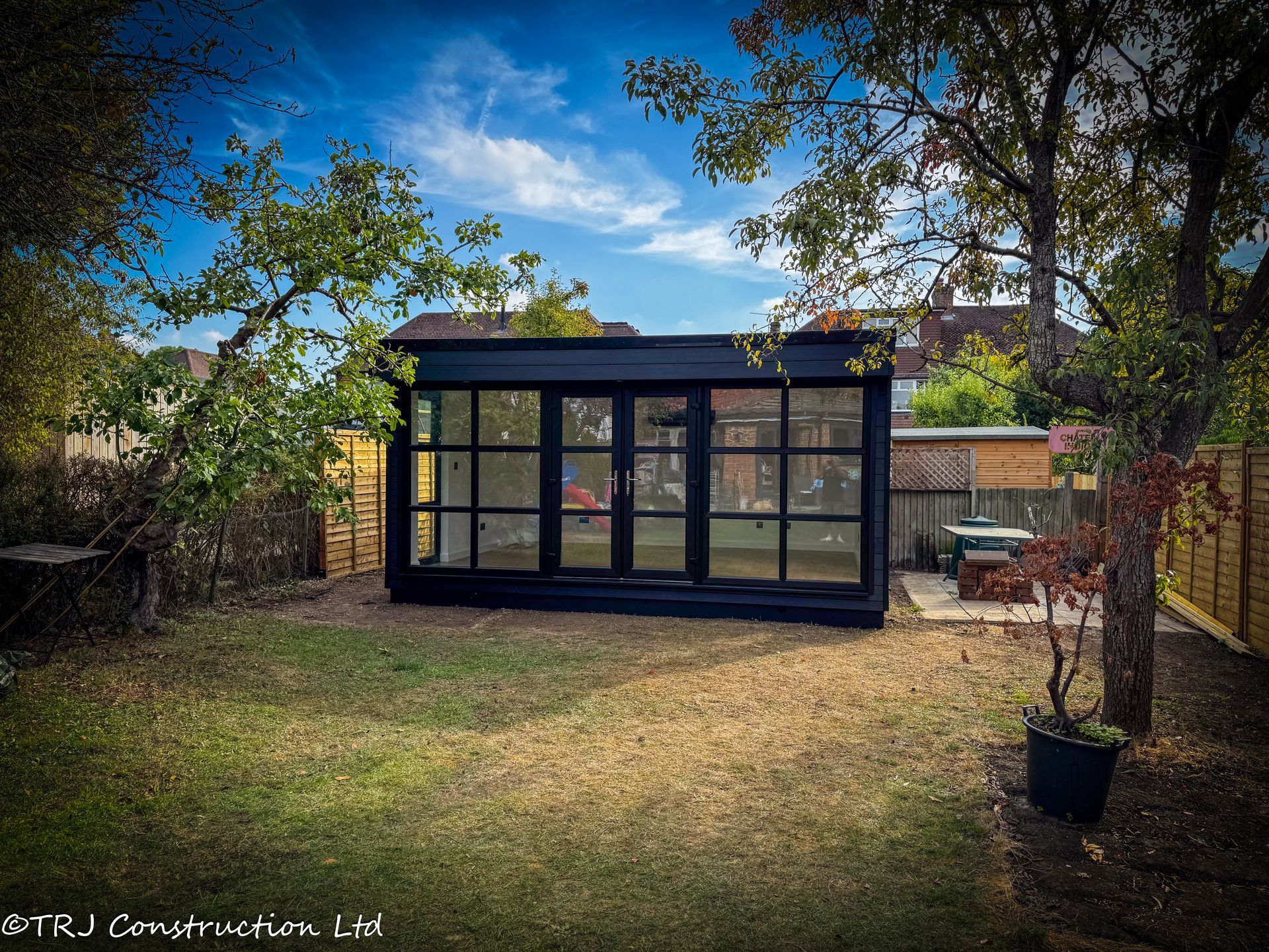 Project photograph: garden office in Ashtead
