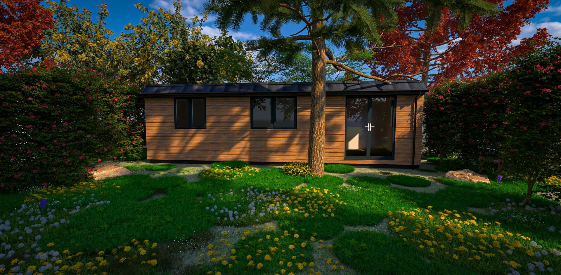 granny annexe front elevation