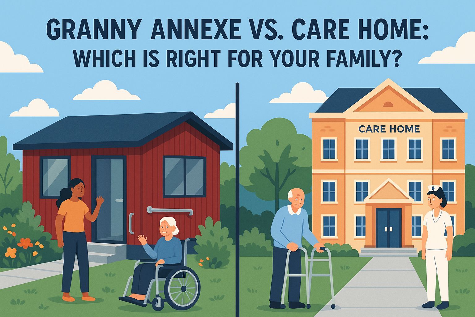 granny annexe vs. care home 