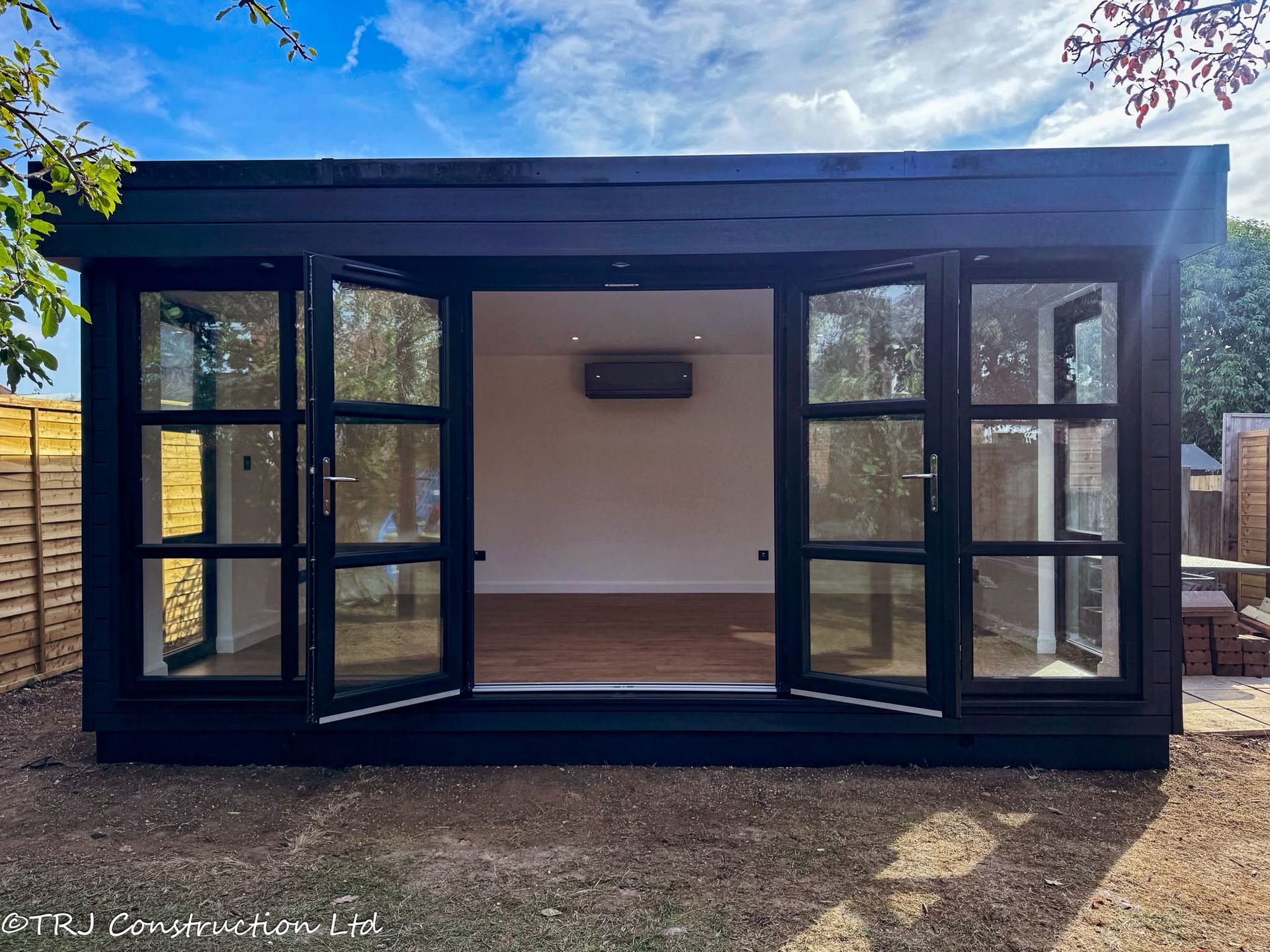 Project photograph: garden office in Ashtead